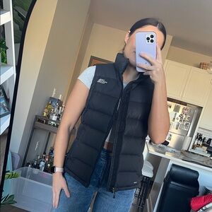 The North Face Black Puffer Vest